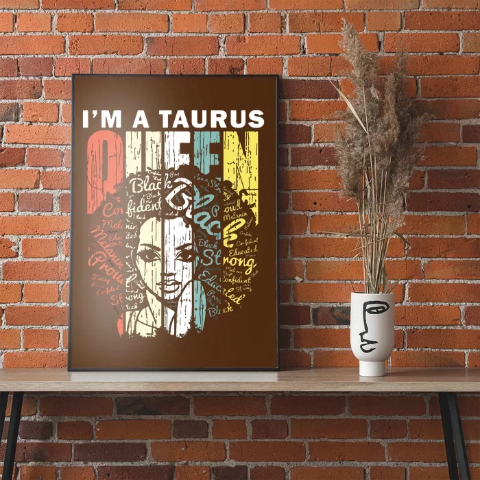 Queen Taurus Gifts For Women February May Bday Poster