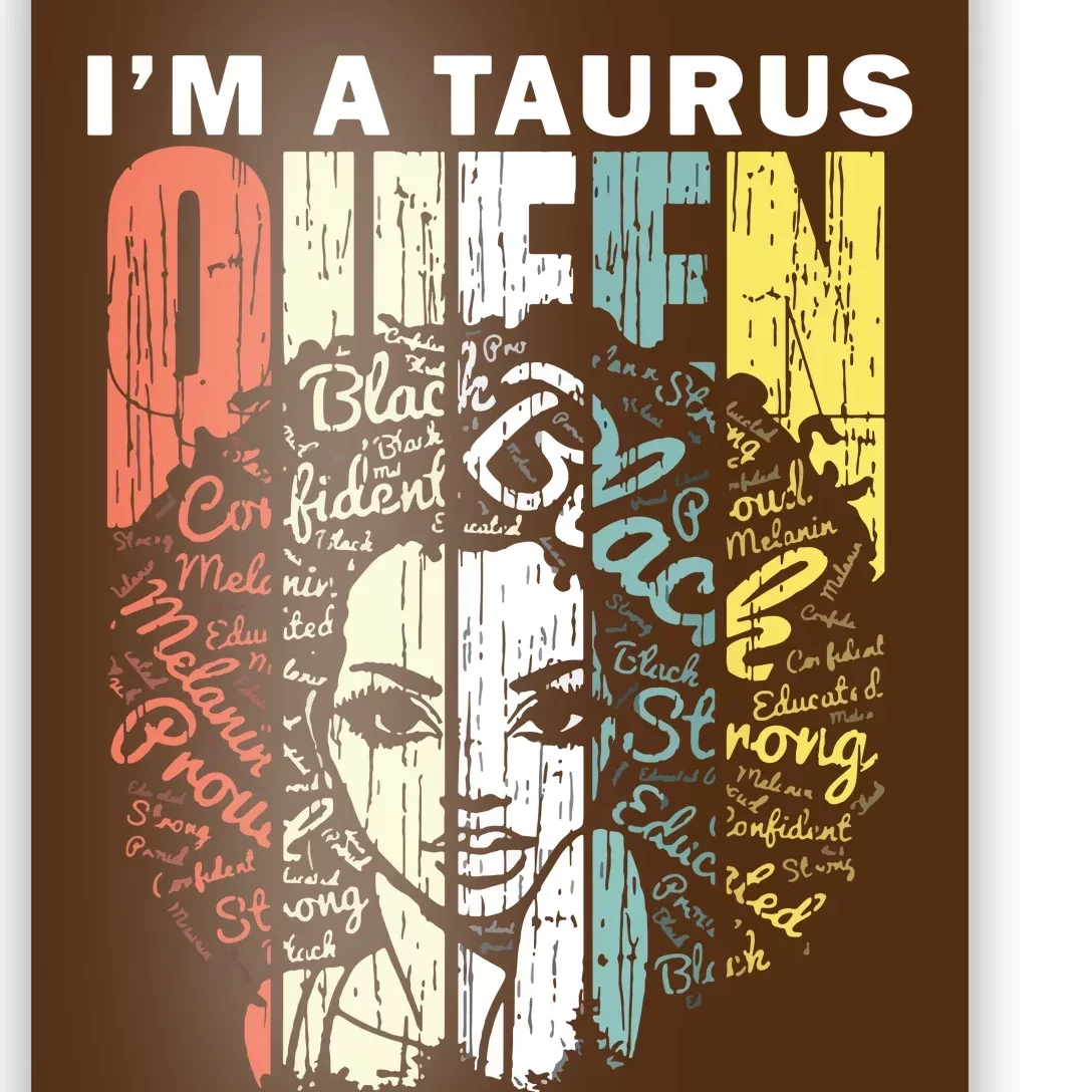 Queen Taurus Gifts For Women February May Bday Poster