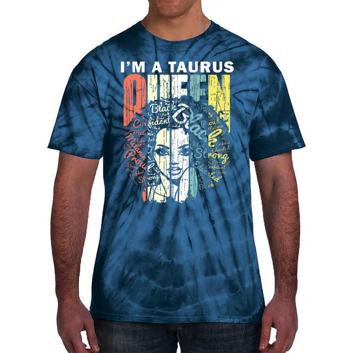 Queen Taurus Gifts For Women February May Bday Tie-Dye T-Shirt