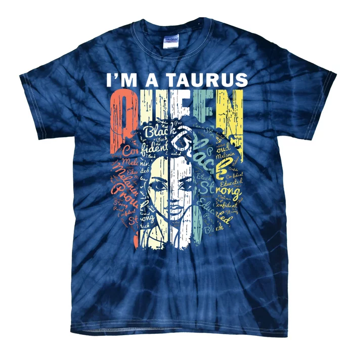 Queen Taurus Gifts For Women February May Bday Tie-Dye T-Shirt