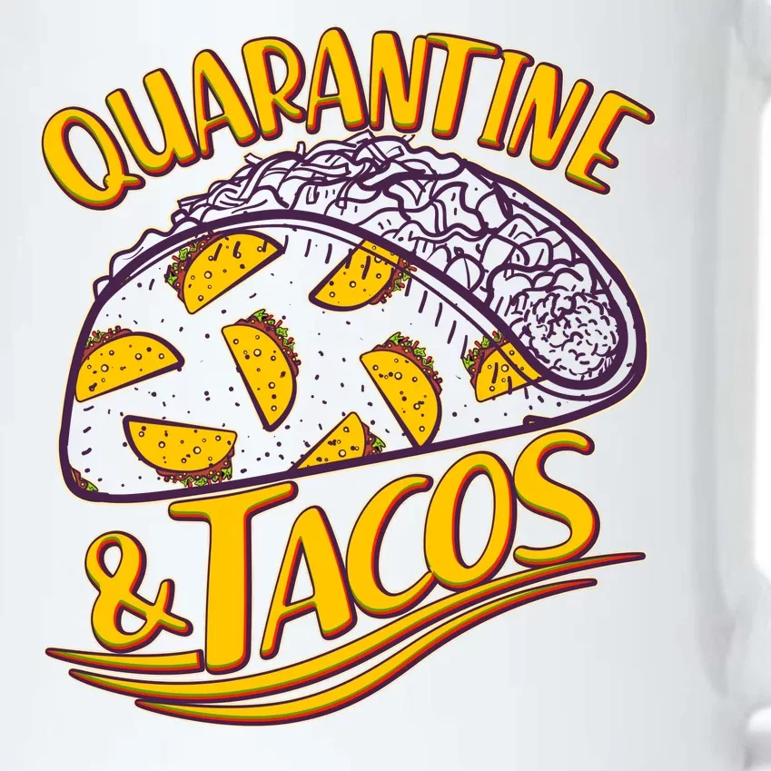 Quarantine & Tacos Black Color Changing Mug