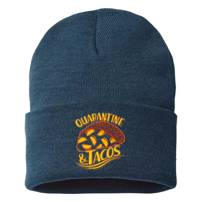 Quarantine & Tacos Sustainable Knit Beanie