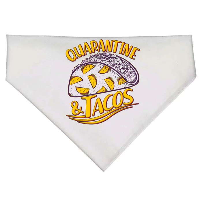 Quarantine & Tacos USA-Made Doggie Bandana