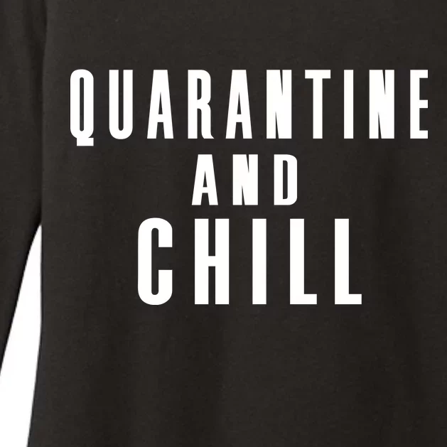 Quarantine And Chill Womens CVC Long Sleeve Shirt