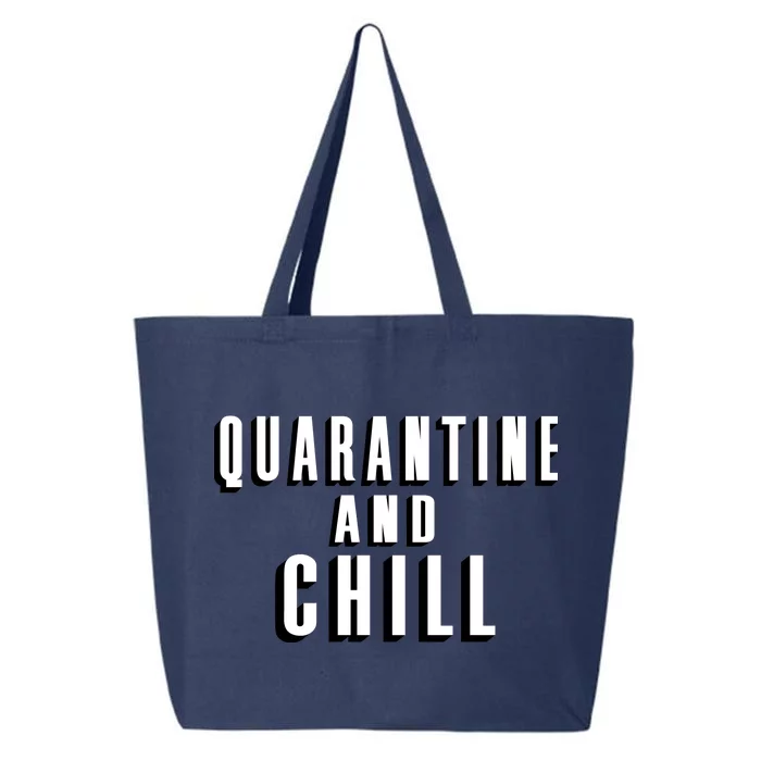 Quarantine And Chill Funny 25L Jumbo Tote