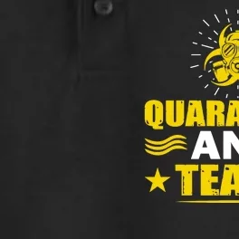 Quarantine And Teach Dry Zone Grid Performance Polo