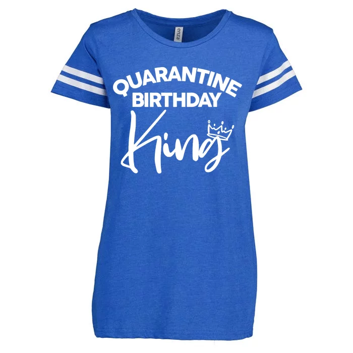 Quarantine Birthday King Enza Ladies Jersey Football T-Shirt