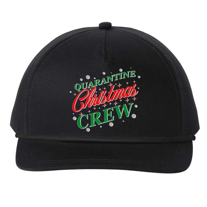 Quarantine Christmas Crew Matching Family Snapback Five-Panel Rope Hat