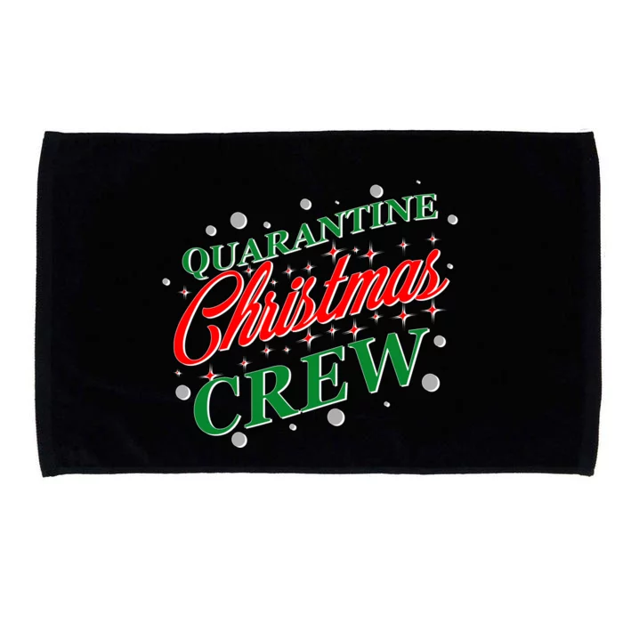 Quarantine Christmas Crew Matching Family Microfiber Hand Towel