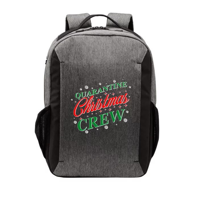 Quarantine Christmas Crew Matching Family Vector Backpack