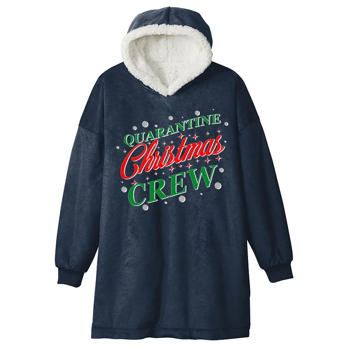 Quarantine Christmas Crew Matching Family Hooded Wearable Blanket