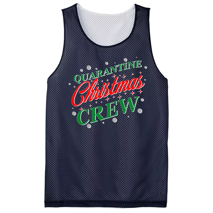 Quarantine Christmas Crew Matching Family Mesh Reversible Basketball Jersey Tank