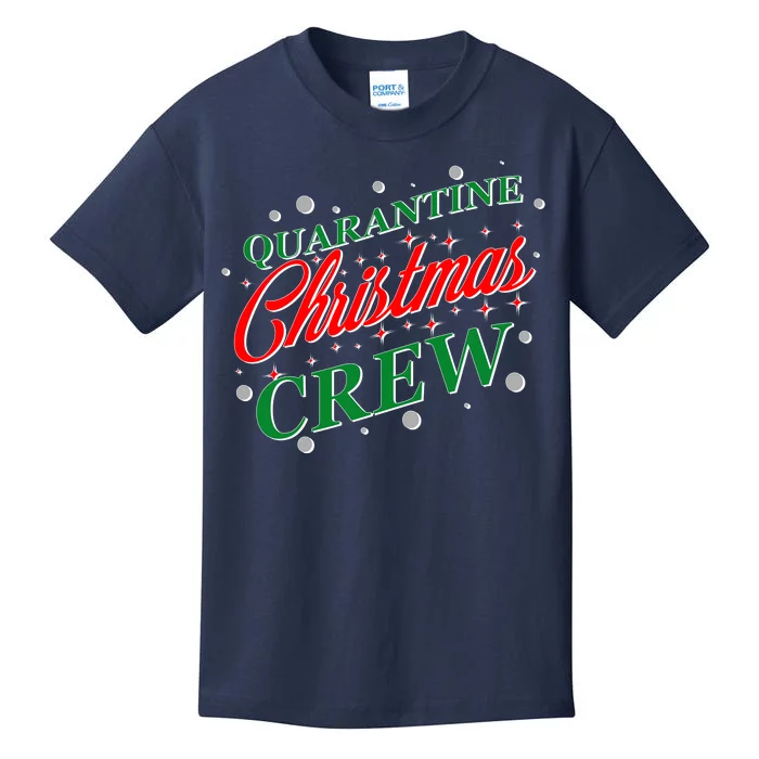 Quarantine Christmas Crew Matching Family Kids T-Shirt