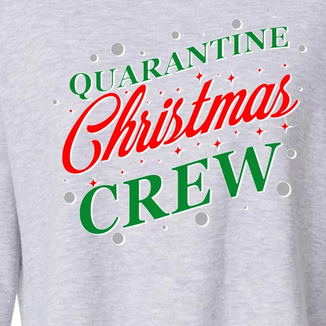 Quarantine Christmas Crew Matching Family Cropped Pullover Crew