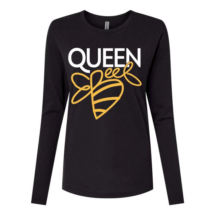 Queen Bee Womens Cotton Relaxed Long Sleeve T-Shirt