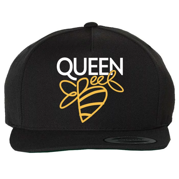 Queen Bee Wool Snapback Cap