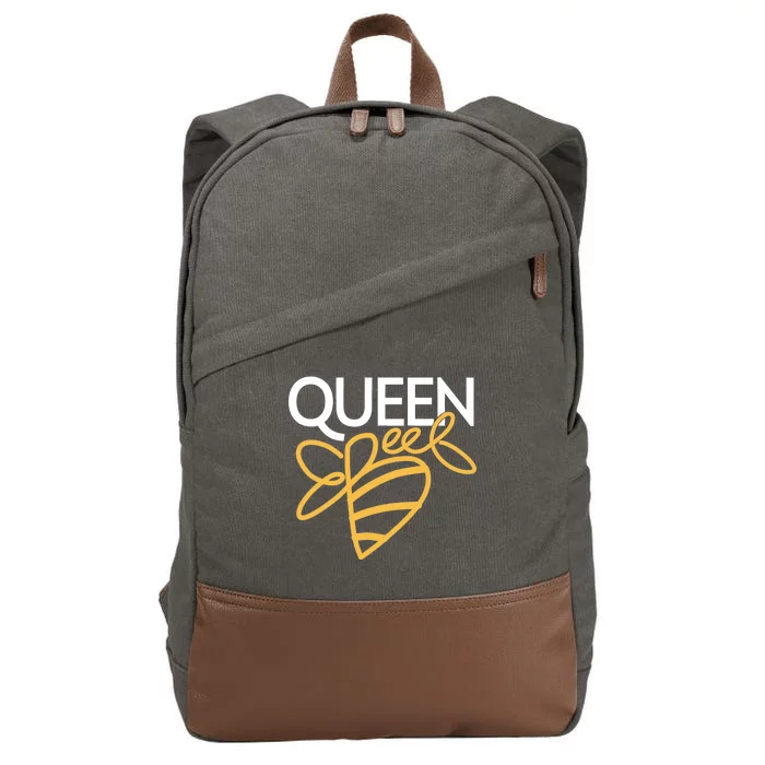 Queen Bee Cotton Canvas Backpack