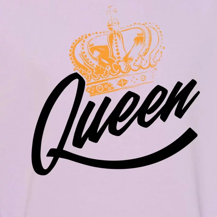 Queen Gold Crown Garment-Dyed Sweatshirt