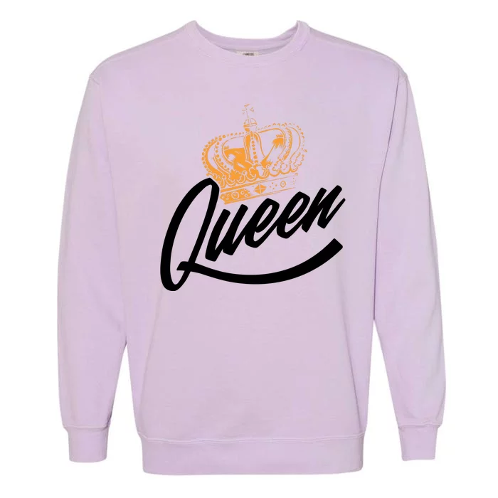 Queen Gold Crown Garment-Dyed Sweatshirt