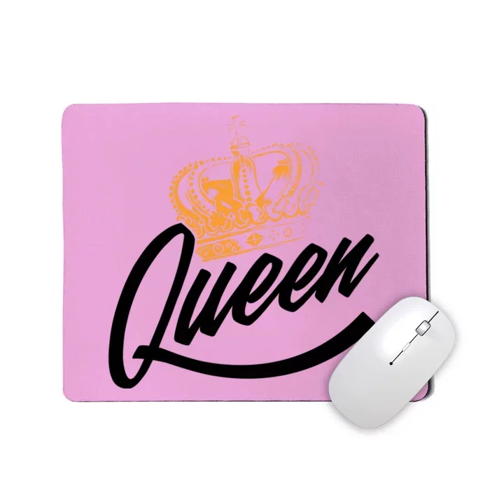 Queen Gold Crown Mousepad