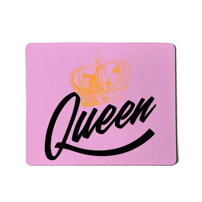 Queen Gold Crown Mousepad