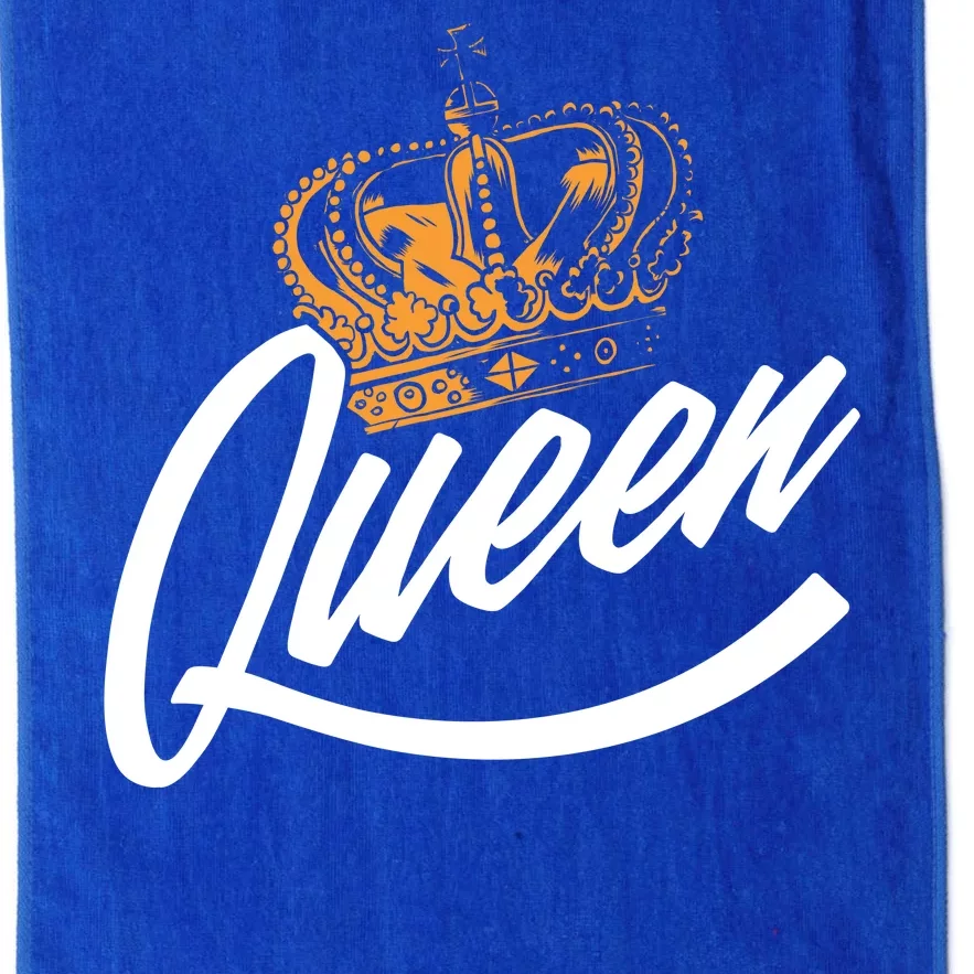 Queen Gold Crown Platinum Collection Golf Towel