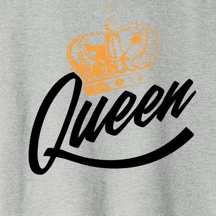 Queen Gold Crown Women's Crop Top Tee