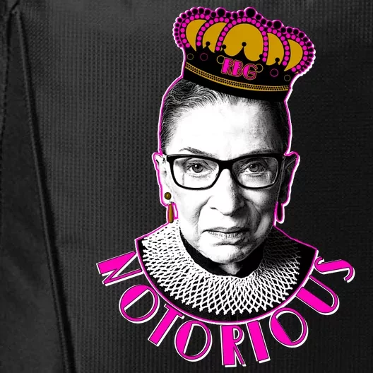 Queen Notorious RBG Ruth Bader Ginsburg Tribute City Backpack