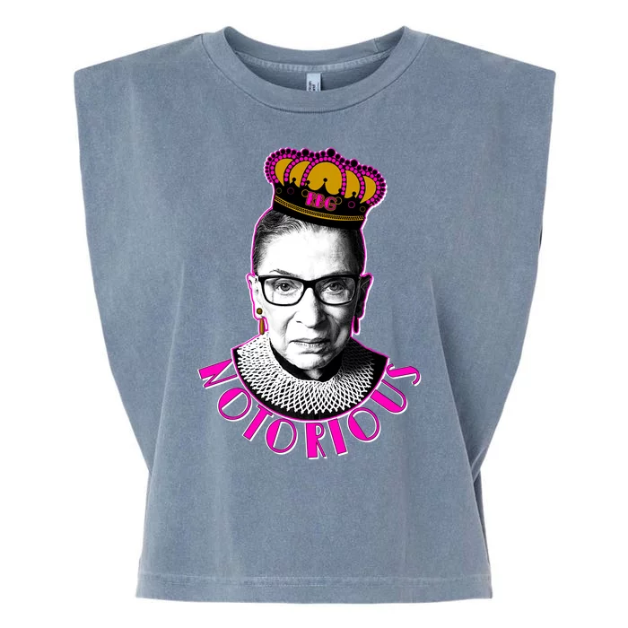 Queen Notorious RBG Ruth Bader Ginsburg Tribute Garment-Dyed Women's Muscle Tee