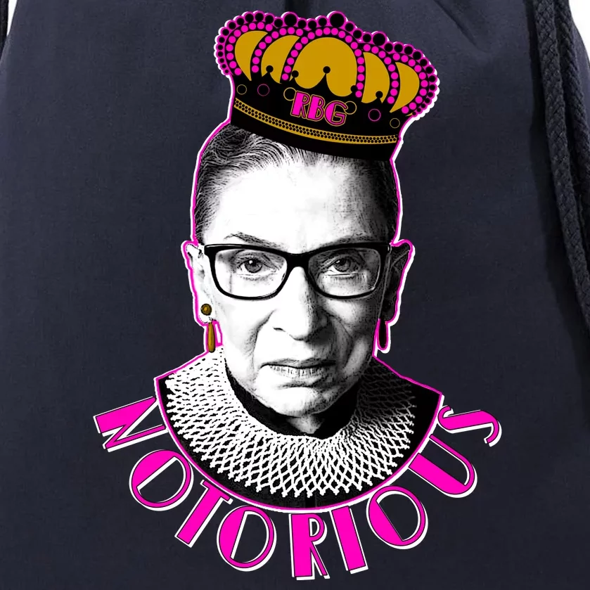 Queen Notorious RBG Ruth Bader Ginsburg Tribute Drawstring Bag