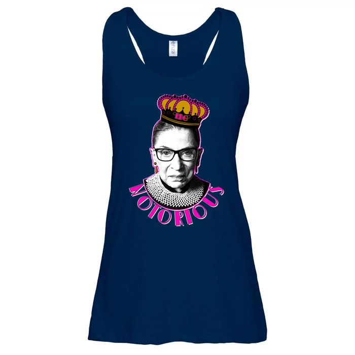 Queen Notorious RBG Ruth Bader Ginsburg Tribute Ladies Essential Flowy Tank