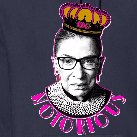 Queen Notorious RBG Ruth Bader Ginsburg Tribute Premium Hoodie