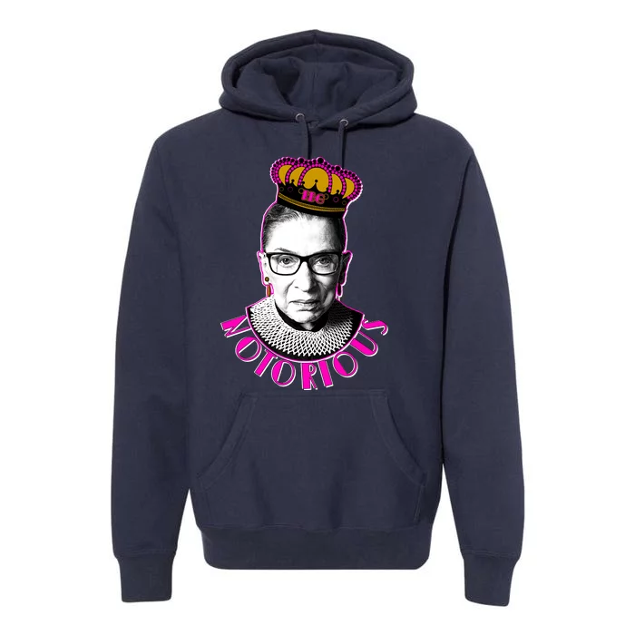 Queen Notorious RBG Ruth Bader Ginsburg Tribute Premium Hoodie