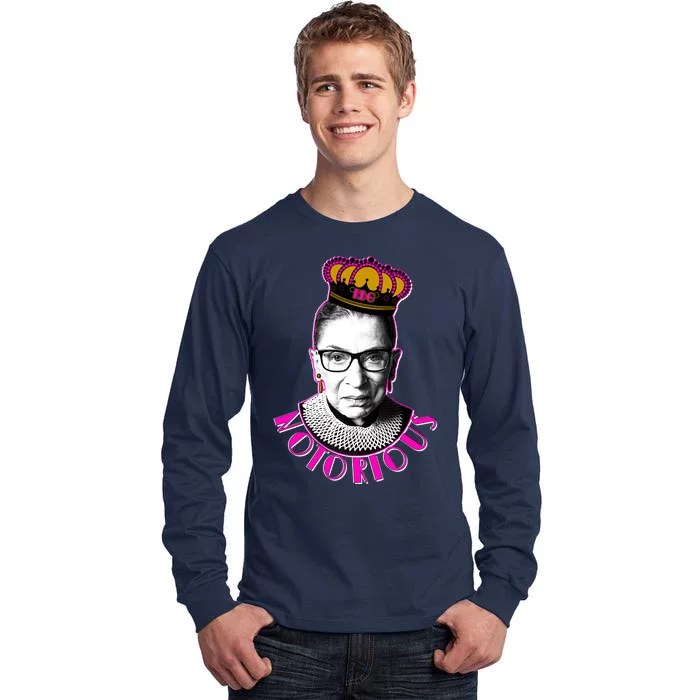 Queen Notorious RBG Ruth Bader Ginsburg Tribute Tall Long Sleeve T-Shirt