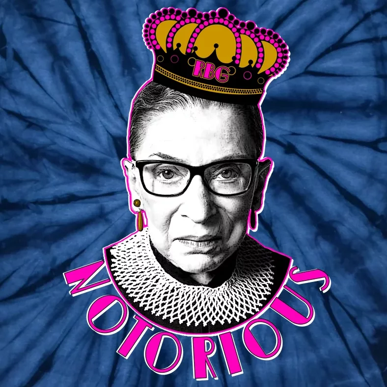 Queen Notorious RBG Ruth Bader Ginsburg Tribute Tie-Dye T-Shirt