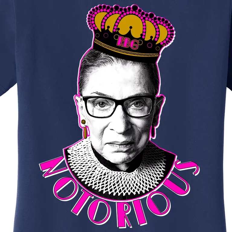 Queen Notorious RBG Ruth Bader Ginsburg Tribute Women's T-Shirt