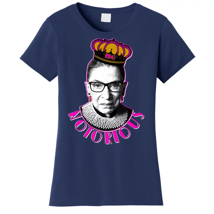 Queen Notorious RBG Ruth Bader Ginsburg Tribute Women's T-Shirt