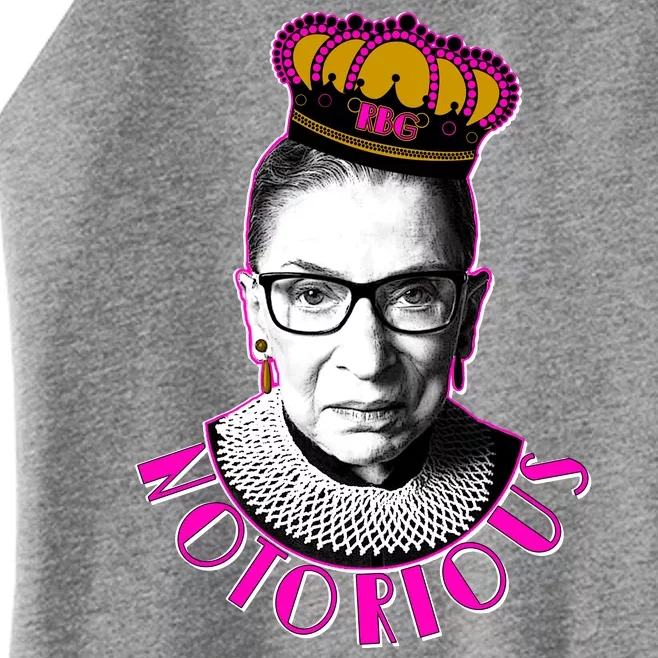 Queen Notorious RBG Ruth Bader Ginsburg Tribute Women’s Perfect Tri Rocker Tank