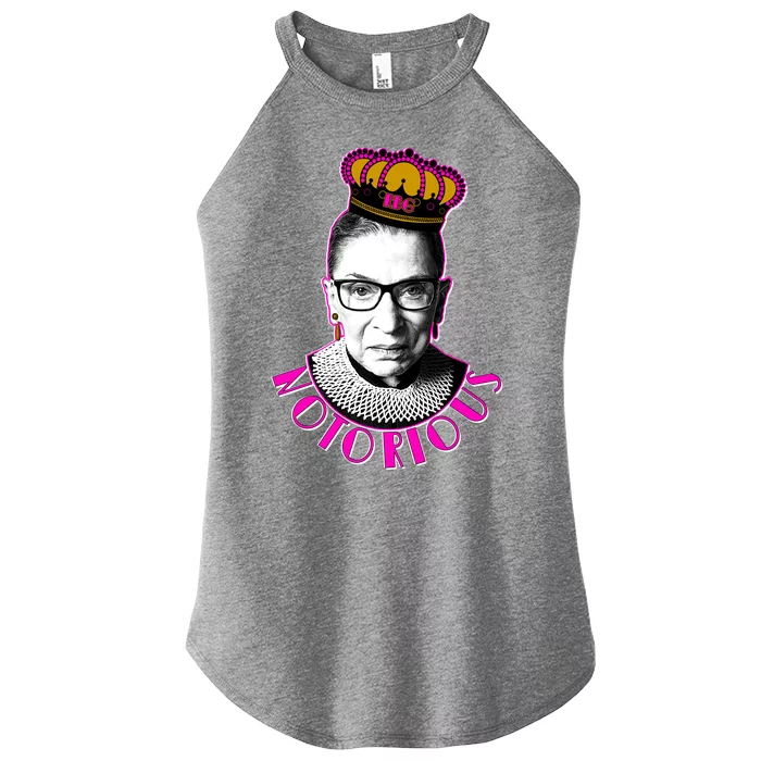 Queen Notorious RBG Ruth Bader Ginsburg Tribute Women’s Perfect Tri Rocker Tank