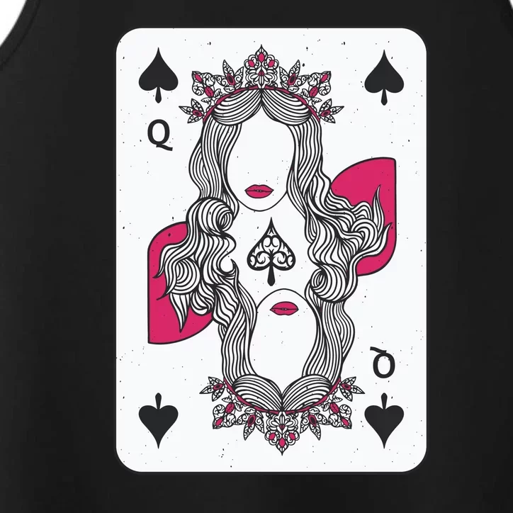 Queen Of Spades Performance Tank