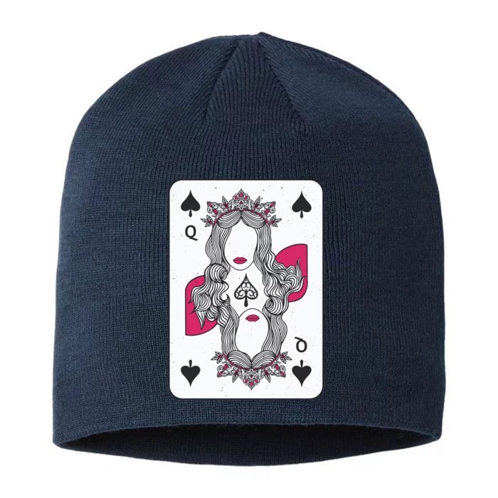 Queen Of Spades 8 1/2in Sustainable Knit Beanie