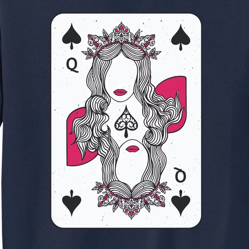 Queen Of Spades Tall Sweatshirt