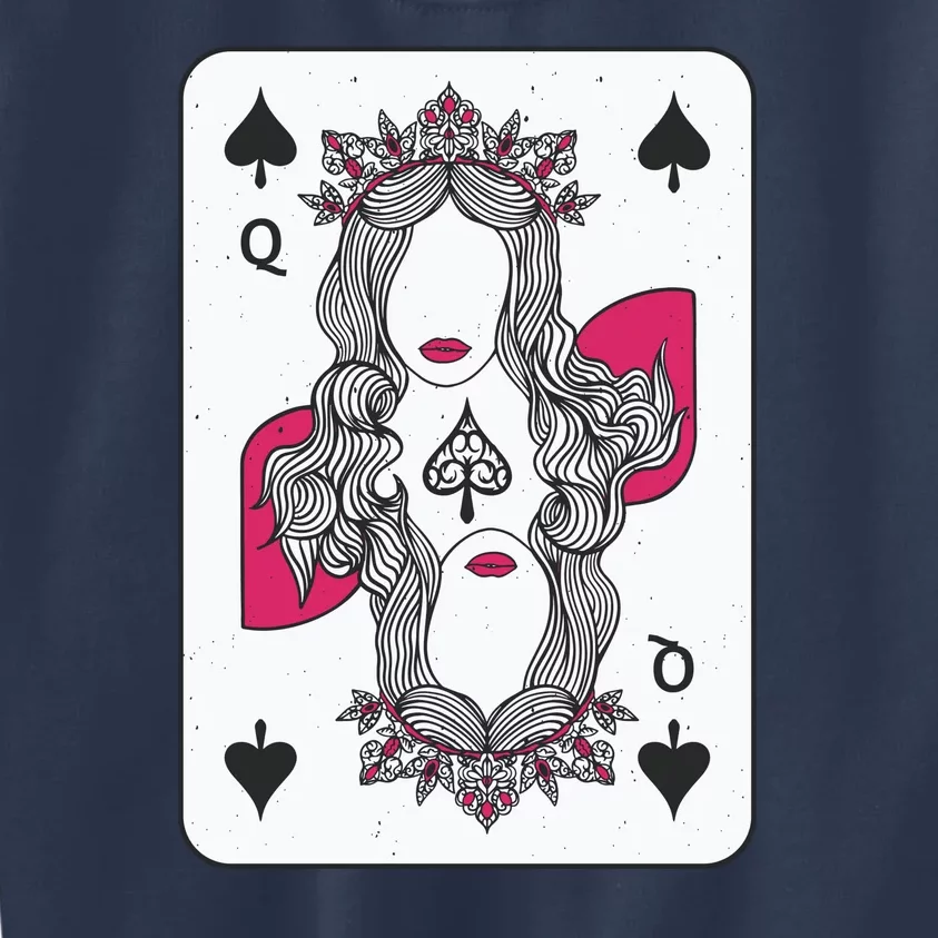 Queen Of Spades Kids Sweatshirt