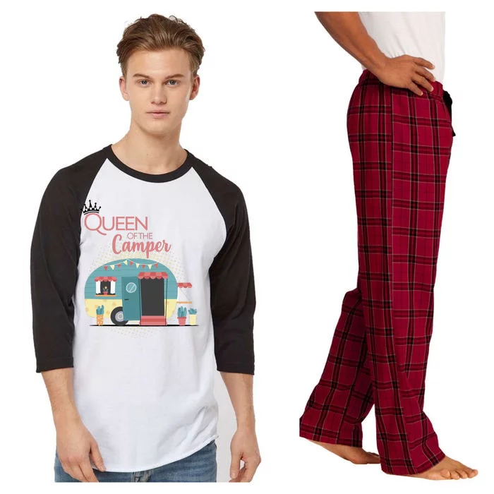 Queen Of The Camper Raglan Sleeve Pajama Set