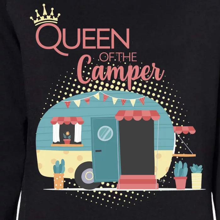 Queen Of The Camper Womens California Wash Sweatshirt