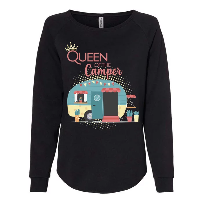 Queen Of The Camper Womens California Wash Sweatshirt