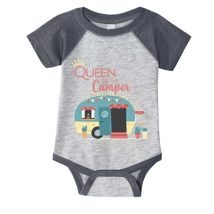 Queen Of The Camper Infant Baby Jersey Bodysuit