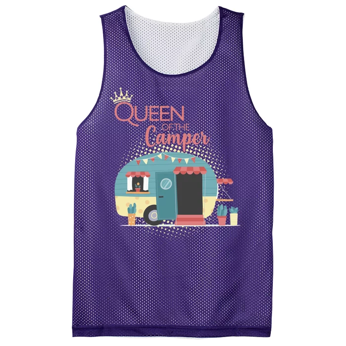 Queen Of The Camper Mesh Reversible Basketball Jersey Tank