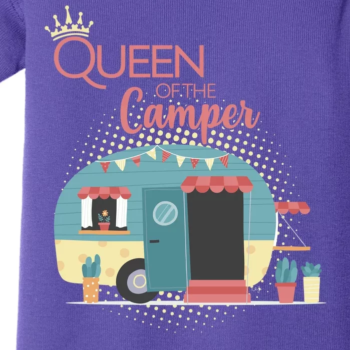 Queen Of The Camper Baby Bodysuit