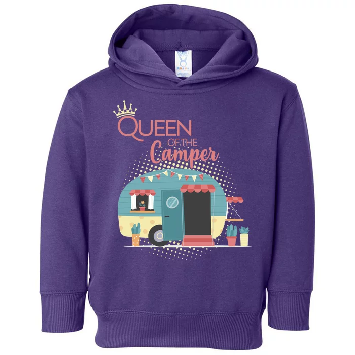 Queen Of The Camper Toddler Hoodie